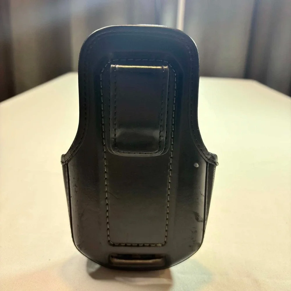 Premium Leather Scanner Holster Belt Clip Pouch For Zebra TC51 TC52 TC56 TC57